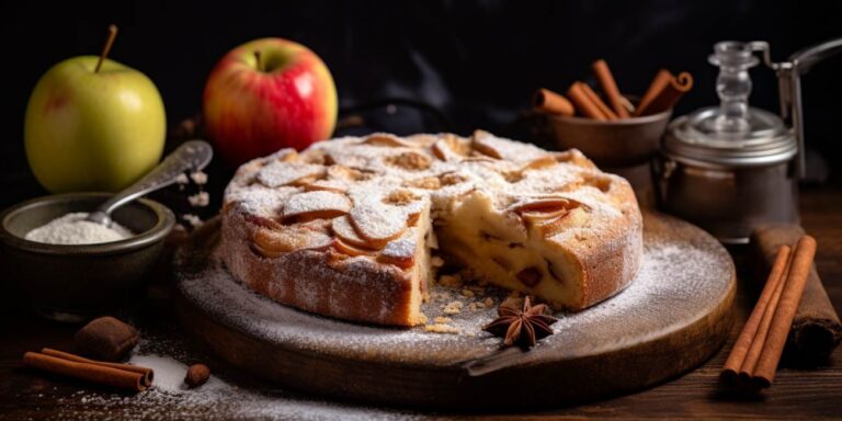 Ciasto bez tłuszczu z jabłkami: przepyszny jabłecznik bez tłuszczu